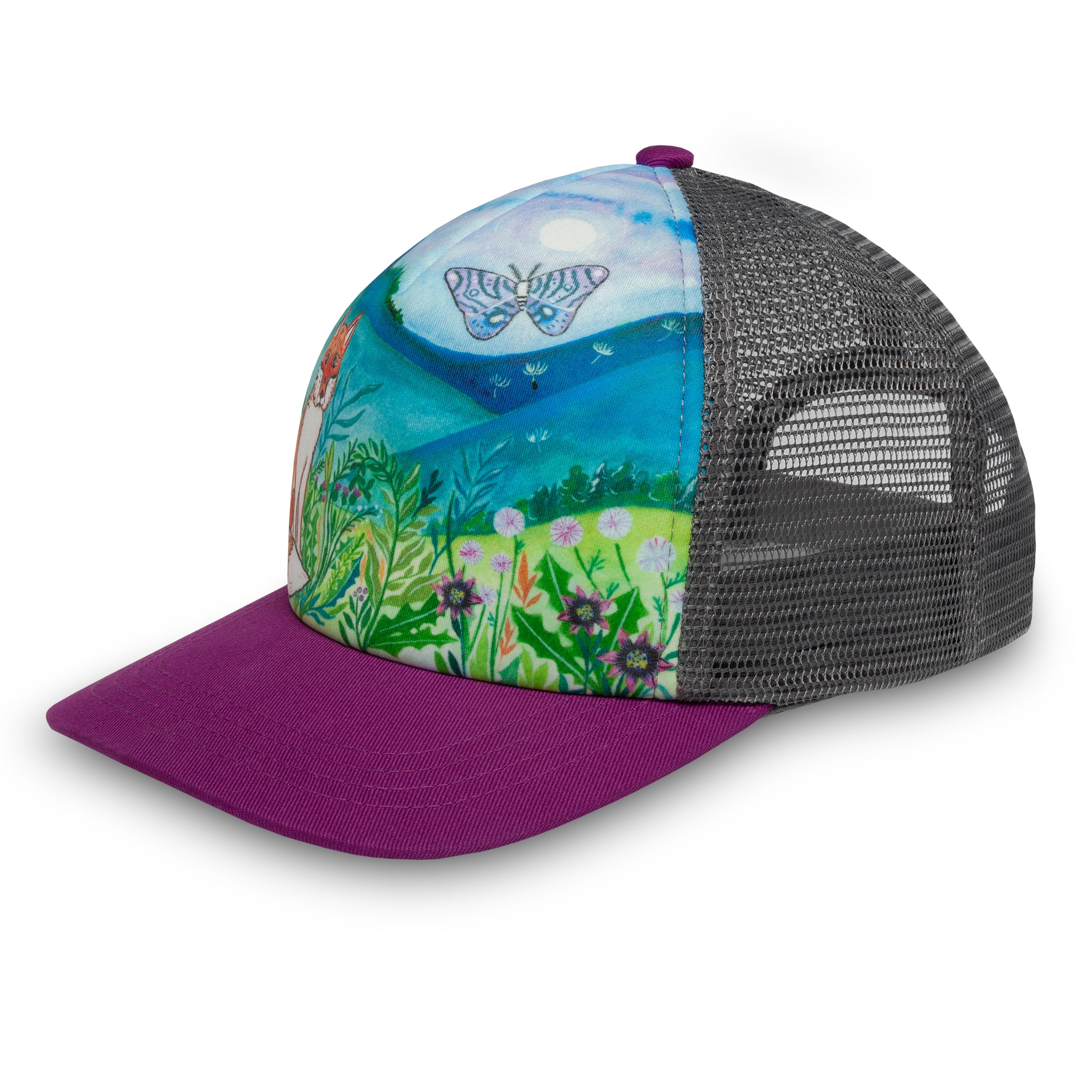 Kids' Moonflower Fox Trucker