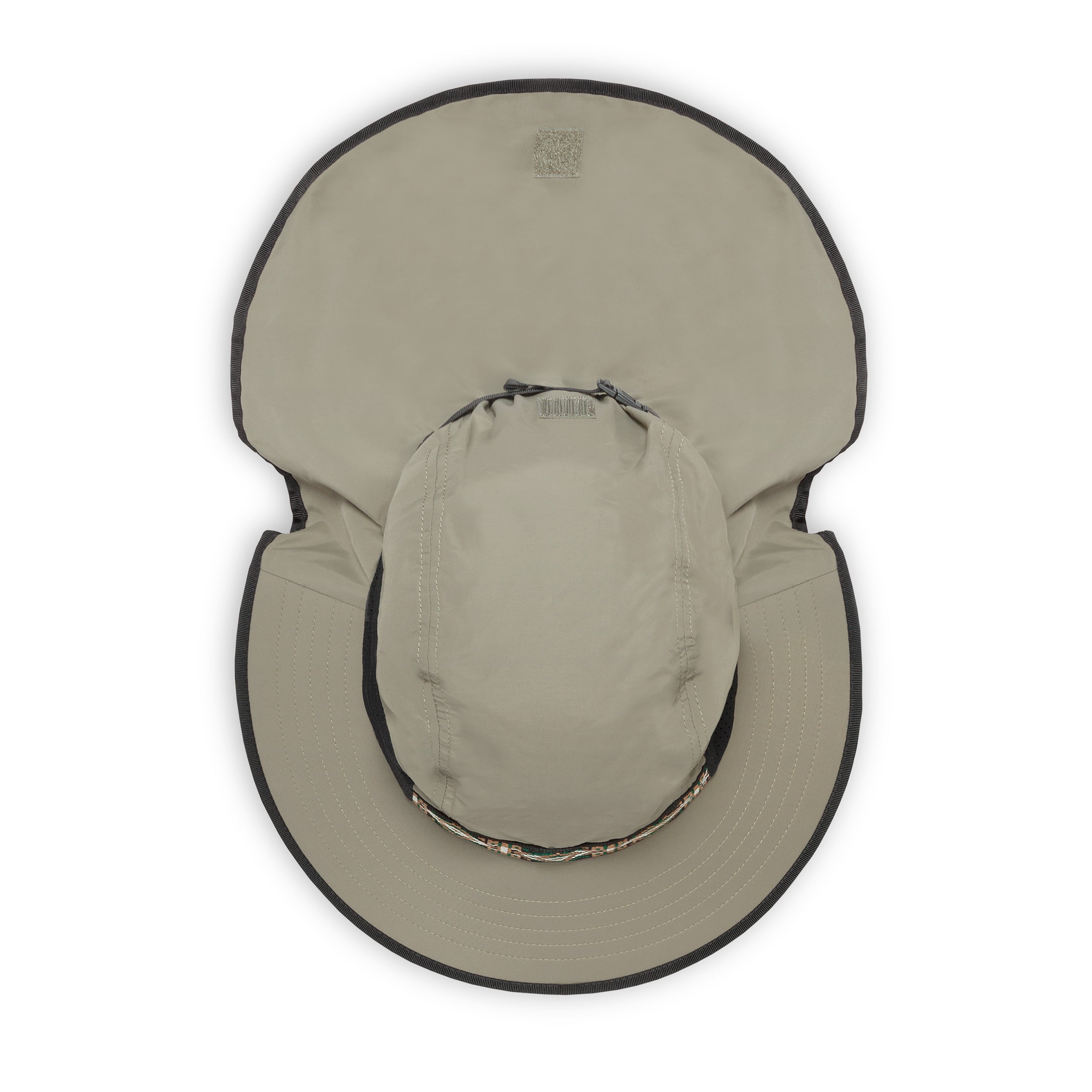 A studio photo showing a top-down view of the Adventure Hat